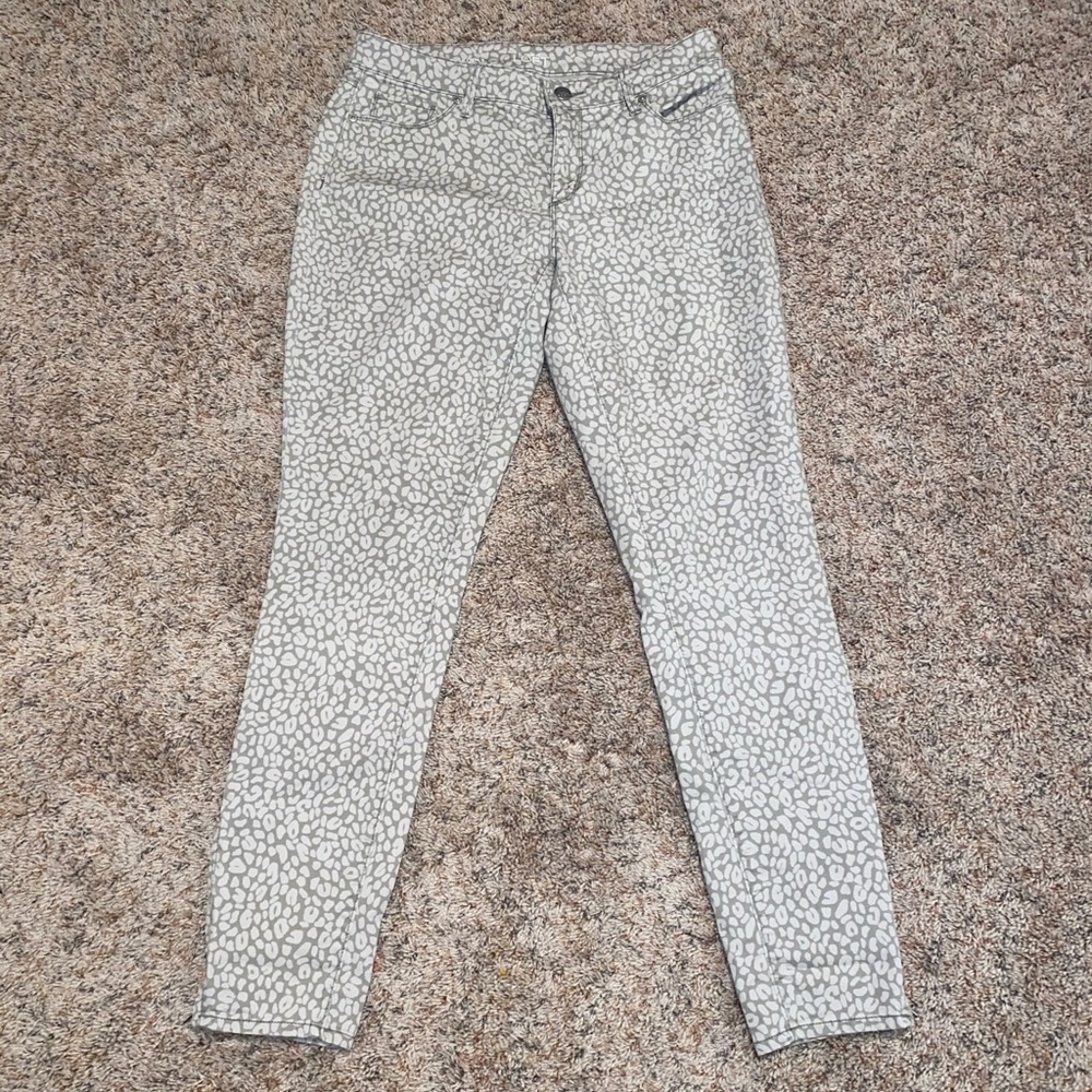 Ann Taylor Loft Cheetah Printed Pants